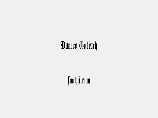 Duerer Gotisch