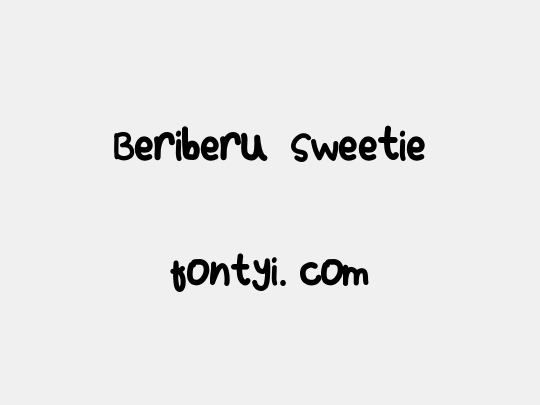 Beriberu Sweetie