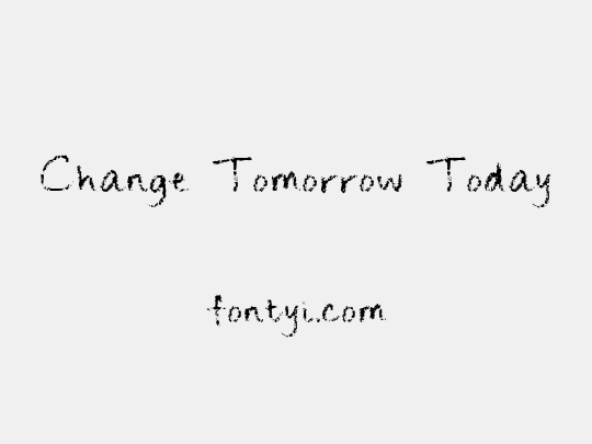 Change Tomorrow Today