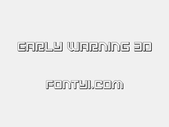 Early Warning 3D