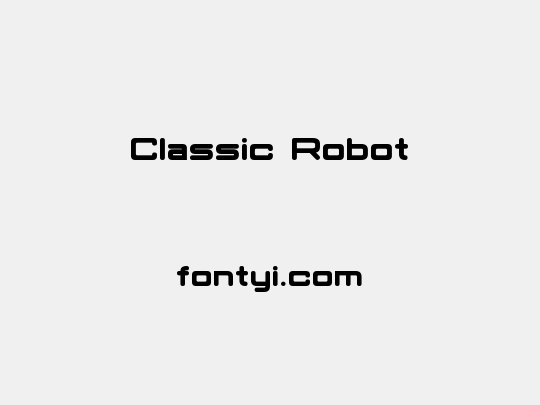 Classic Robot