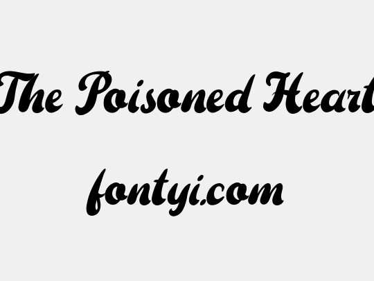 The Poisoned Heart