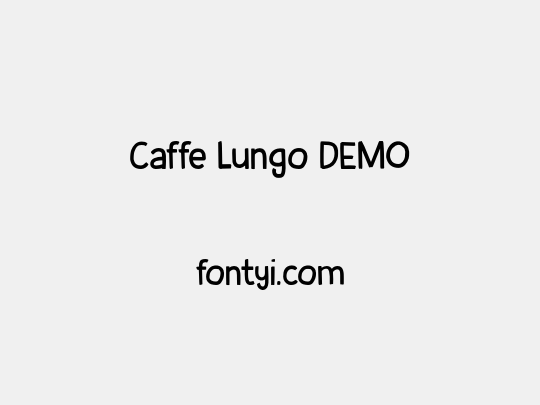 Caffe Lungo DEMO
