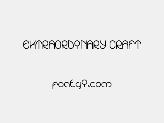EXTRAORDINARY CRAFT