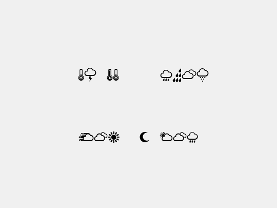 Weather Symbols