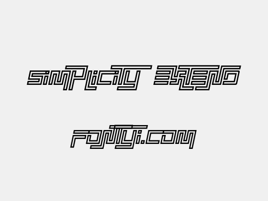Simplicity Extend