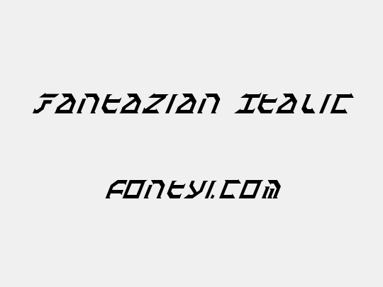 Fantazian Italic