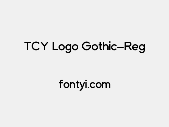 TCY Logo Gothic-Reg
