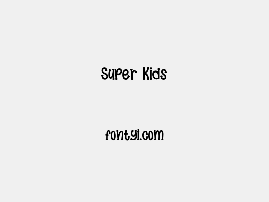 Super Kids