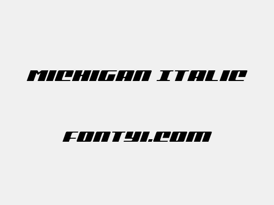 Michigan Italic