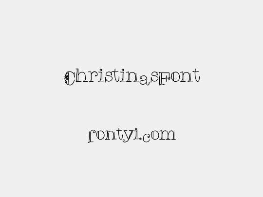 ChristinasFont