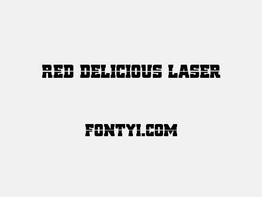 Red Delicious Laser