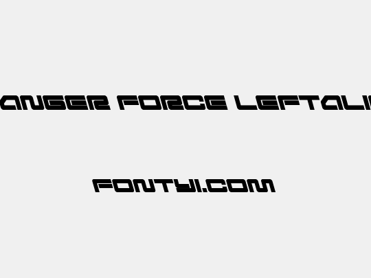 Ranger Force Leftalic