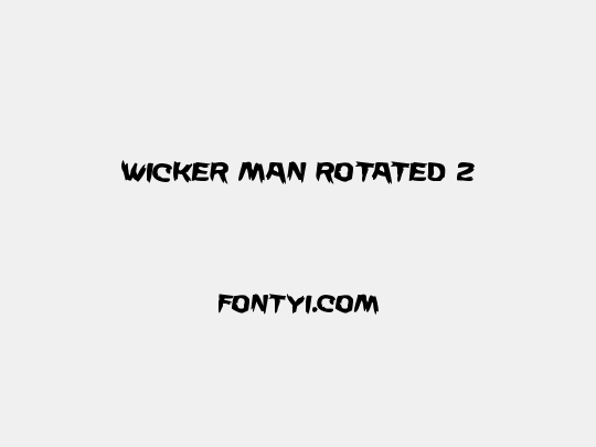 Wicker Man Rotated 2