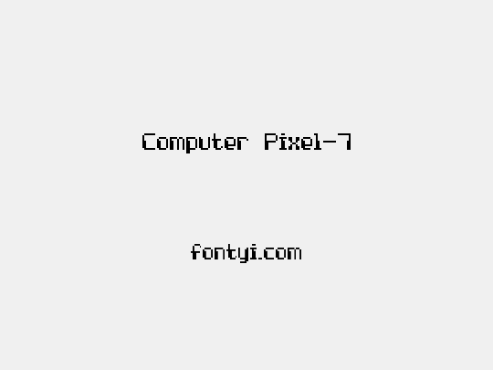 Computer Pixel-7