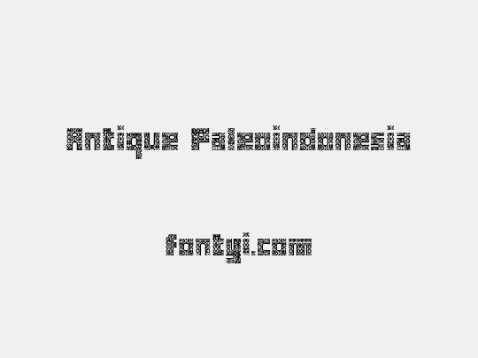 Antique Paleoindonesia