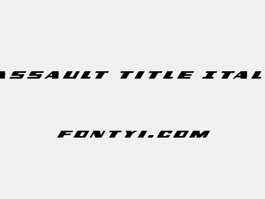 Dassault Title Italic