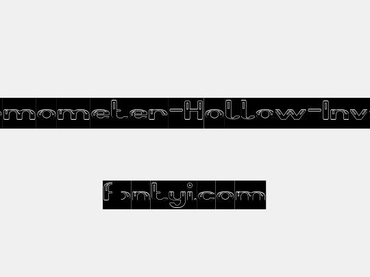 Thermometer-Hollow-Inverse
