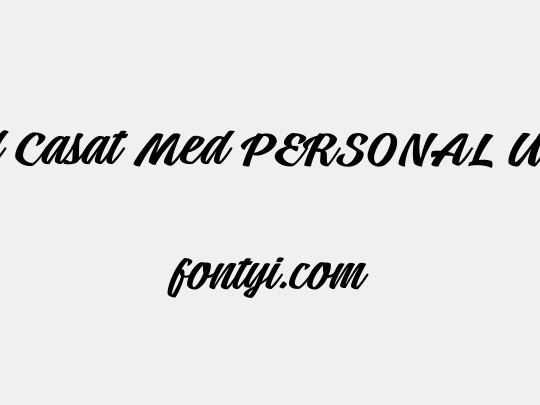Tall Casat Med PERSONAL USE