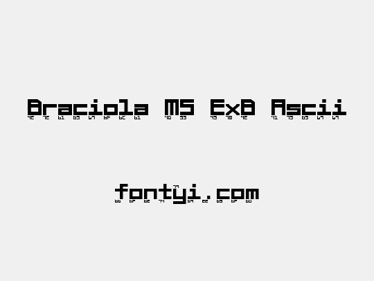 Braciola MS ExB Ascii