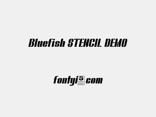 Bluefish STENCIL DEMO
