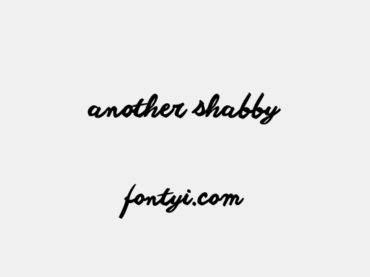 another shabby