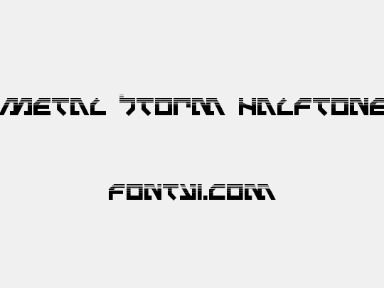 Metal Storm Halftone