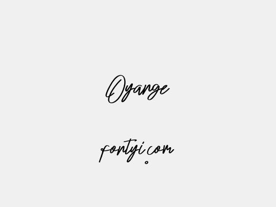 Oyange