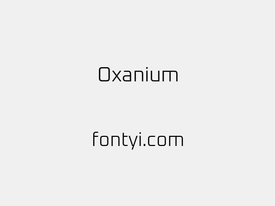 Oxanium