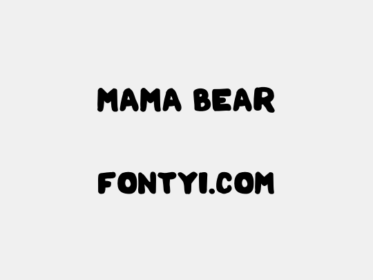 Mama Bear