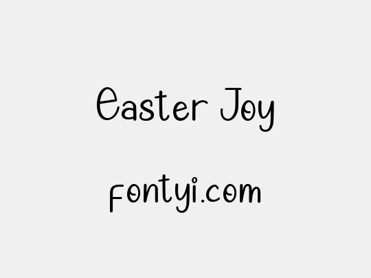 Easter Joy