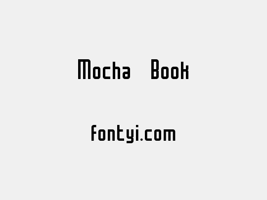 Mocha Book