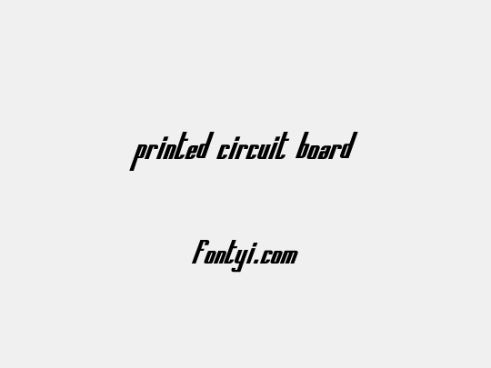 Printed Circuit Board