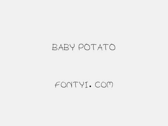 BABY POTATO
