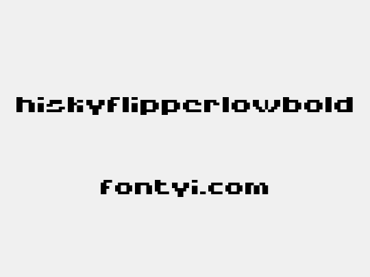 HISKYFLIPPERLOWBOLD