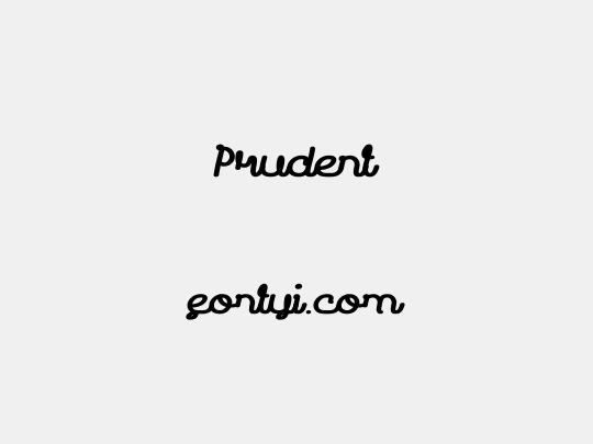 Prudent