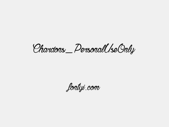 Chardons_PersonalUseOnly