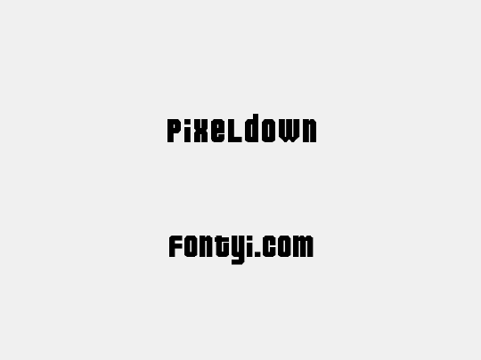 Pixeldown