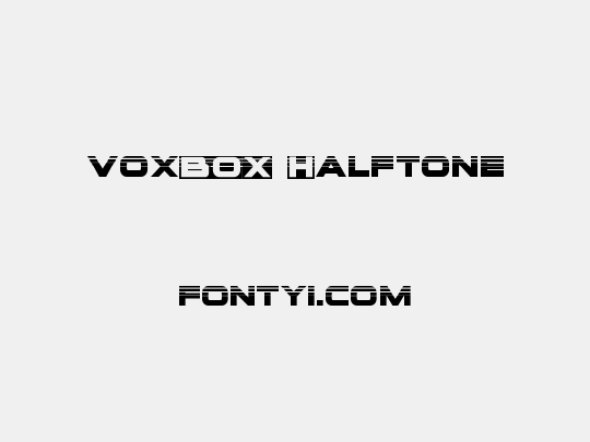 voxBOX Halftone