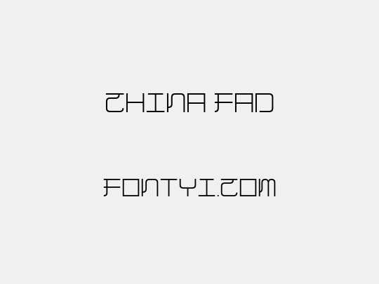 China Fad