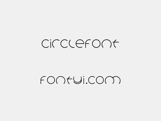 circlefont