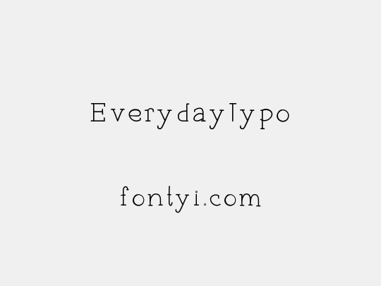 EverydayTypo