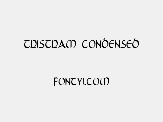 Tristram Condensed
