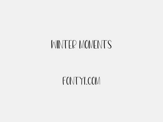 Winter Moments