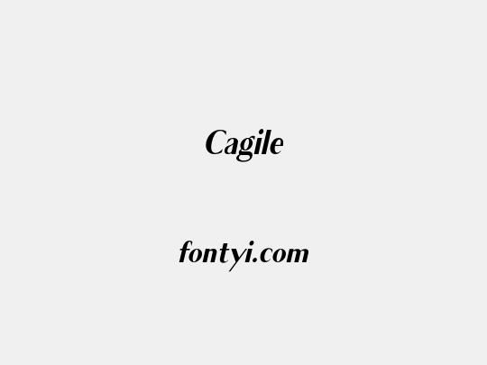 Cagile