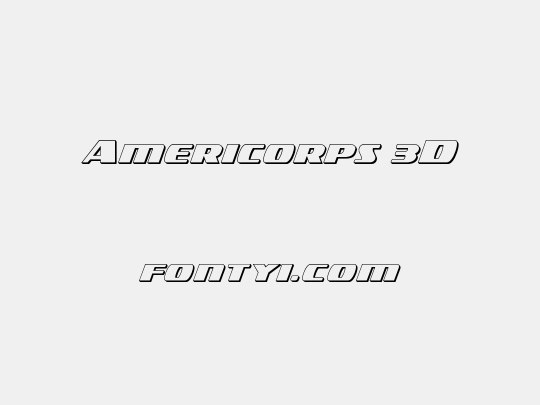 Americorps 3D