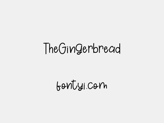 TheGingerbread