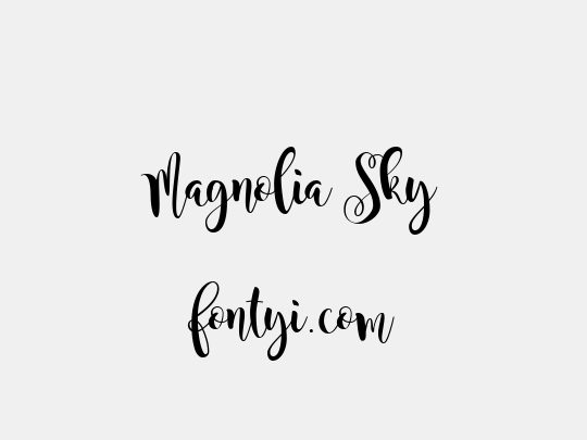 Magnolia Sky