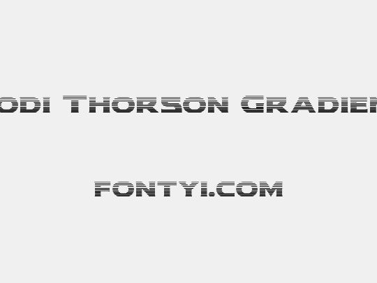 Modi Thorson Gradient