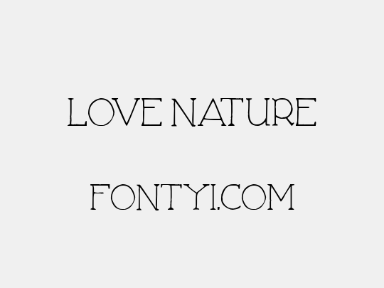 Love Nature